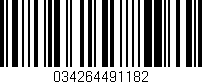 Código de barras (EAN, GTIN, SKU, ISBN): '034264491182'
