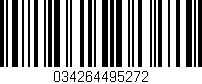 Código de barras (EAN, GTIN, SKU, ISBN): '034264495272'