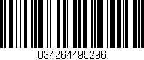 Código de barras (EAN, GTIN, SKU, ISBN): '034264495296'