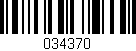 Código de barras (EAN, GTIN, SKU, ISBN): '034370'