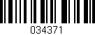 Código de barras (EAN, GTIN, SKU, ISBN): '034371'