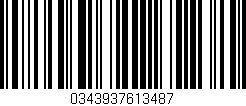 Código de barras (EAN, GTIN, SKU, ISBN): '0343937613487'