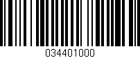 Código de barras (EAN, GTIN, SKU, ISBN): '034401000'
