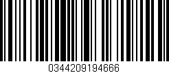 Código de barras (EAN, GTIN, SKU, ISBN): '0344209194666'