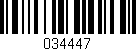 Código de barras (EAN, GTIN, SKU, ISBN): '034447'