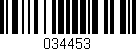Código de barras (EAN, GTIN, SKU, ISBN): '034453'