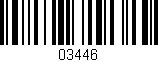 Código de barras (EAN, GTIN, SKU, ISBN): '03446'