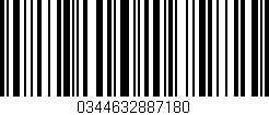 Código de barras (EAN, GTIN, SKU, ISBN): '0344632887180'
