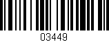 Código de barras (EAN, GTIN, SKU, ISBN): '03449'