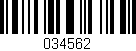 Código de barras (EAN, GTIN, SKU, ISBN): '034562'