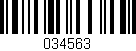 Código de barras (EAN, GTIN, SKU, ISBN): '034563'