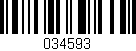 Código de barras (EAN, GTIN, SKU, ISBN): '034593'