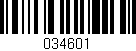 Código de barras (EAN, GTIN, SKU, ISBN): '034601'