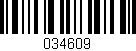 Código de barras (EAN, GTIN, SKU, ISBN): '034609'