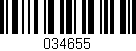Código de barras (EAN, GTIN, SKU, ISBN): '034655'