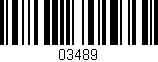 Código de barras (EAN, GTIN, SKU, ISBN): '03489'