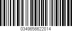 Código de barras (EAN, GTIN, SKU, ISBN): '0349656622014'