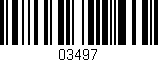 Código de barras (EAN, GTIN, SKU, ISBN): '03497'