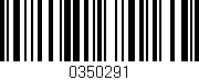 Código de barras (EAN, GTIN, SKU, ISBN): '0350291'