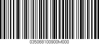 Código de barras (EAN, GTIN, SKU, ISBN): '035068100900M000'