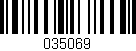 Código de barras (EAN, GTIN, SKU, ISBN): '035069'