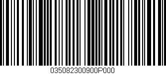 Código de barras (EAN, GTIN, SKU, ISBN): '035082300900P000'