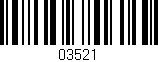 Código de barras (EAN, GTIN, SKU, ISBN): '03521'