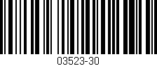 Código de barras (EAN, GTIN, SKU, ISBN): '03523-30'