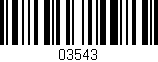 Código de barras (EAN, GTIN, SKU, ISBN): '03543'