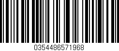 Código de barras (EAN, GTIN, SKU, ISBN): '0354486571968'