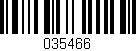Código de barras (EAN, GTIN, SKU, ISBN): '035466'