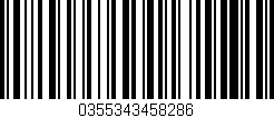 Código de barras (EAN, GTIN, SKU, ISBN): '0355343458286'