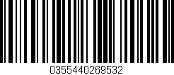 Código de barras (EAN, GTIN, SKU, ISBN): '0355440269532'
