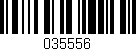 Código de barras (EAN, GTIN, SKU, ISBN): '035556'