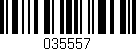 Código de barras (EAN, GTIN, SKU, ISBN): '035557'