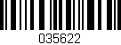 Código de barras (EAN, GTIN, SKU, ISBN): '035622'