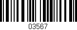 Código de barras (EAN, GTIN, SKU, ISBN): '03567'