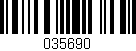Código de barras (EAN, GTIN, SKU, ISBN): '035690'