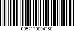 Código de barras (EAN, GTIN, SKU, ISBN): '0357173084758'