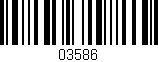 Código de barras (EAN, GTIN, SKU, ISBN): '03586'