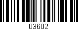 Código de barras (EAN, GTIN, SKU, ISBN): '03602'
