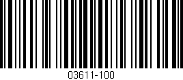 Código de barras (EAN, GTIN, SKU, ISBN): '03611-100'