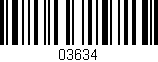 Código de barras (EAN, GTIN, SKU, ISBN): '03634'