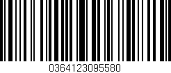 Código de barras (EAN, GTIN, SKU, ISBN): '0364123095580'