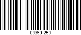 Código de barras (EAN, GTIN, SKU, ISBN): '03659-250'