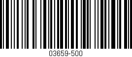Código de barras (EAN, GTIN, SKU, ISBN): '03659-500'