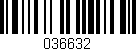 Código de barras (EAN, GTIN, SKU, ISBN): '036632'