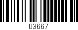 Código de barras (EAN, GTIN, SKU, ISBN): '03667'