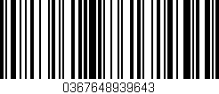 Código de barras (EAN, GTIN, SKU, ISBN): '0367648939643'