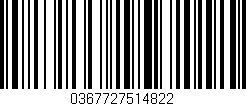 Código de barras (EAN, GTIN, SKU, ISBN): '0367727514822'